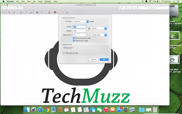 How To Resize Image In Mac
