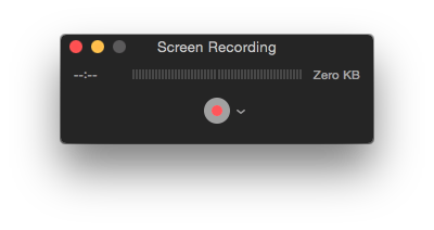 screen recording options