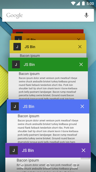 Set Toolbar Color Of Your Site For Overview Mode In Android Lollipop