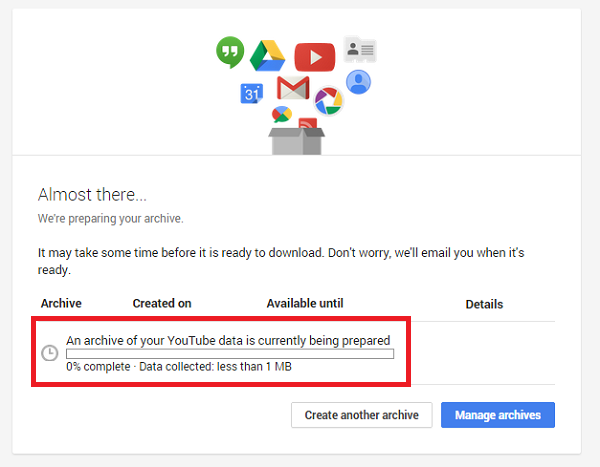 saving youtube videos on google drive