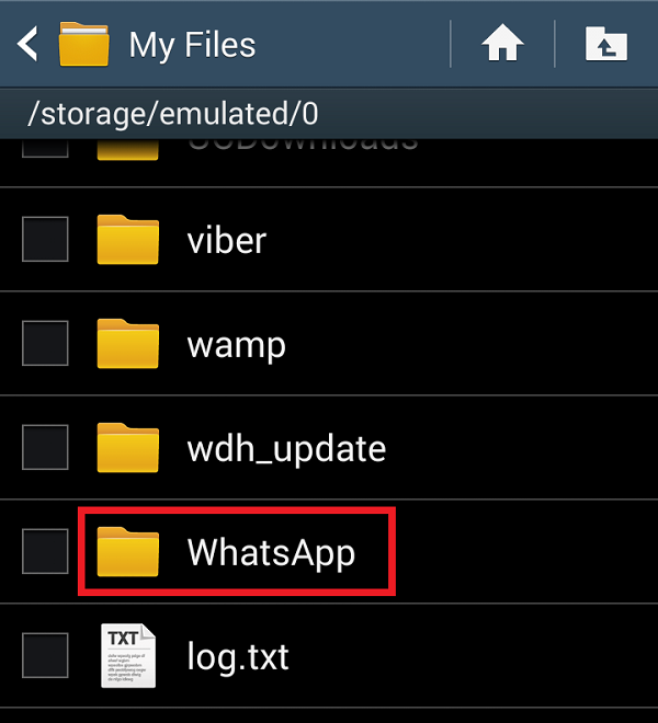 Rename WhatsApp folder to OGWhatsApp