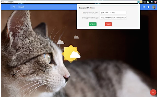 Add A Background Image To Google Inbox Using This Extension