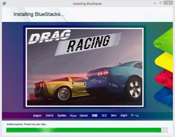 BlueStacks 5.13.210.1007 instaling