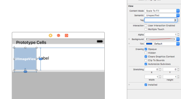 imageview tag xcode