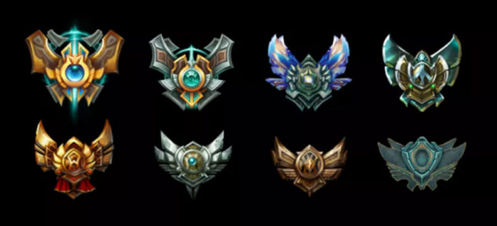 league of legends ranks