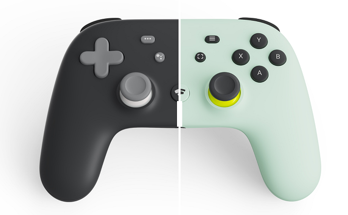 stadia controller colors, just black and wasabi
