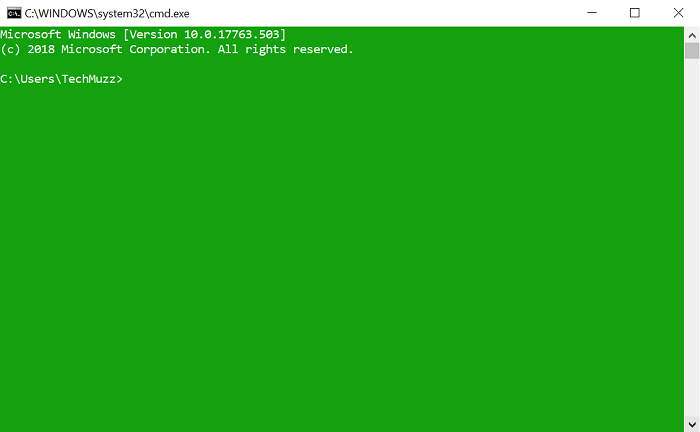 windows 10 command prompt